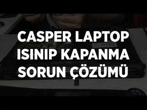 casper laptop ses sorunu çözümü